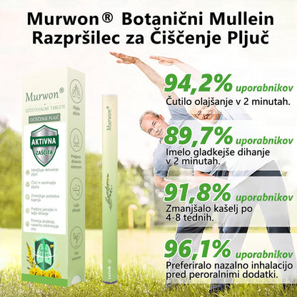Vrhunski slovenski izdelek z domačo dostavo 🥇 Murwon® zeliščni parni inhalator za čiščenje pljuč 🍑 (👨‍⚕️ Učinkovita pomoč pri kašlju, vnetju grla, težkem dihanju, nastajanju sluzi, zamašenem nosu, bronhitisu, alergijskih simptomih in težavah s pljuči) ❤️