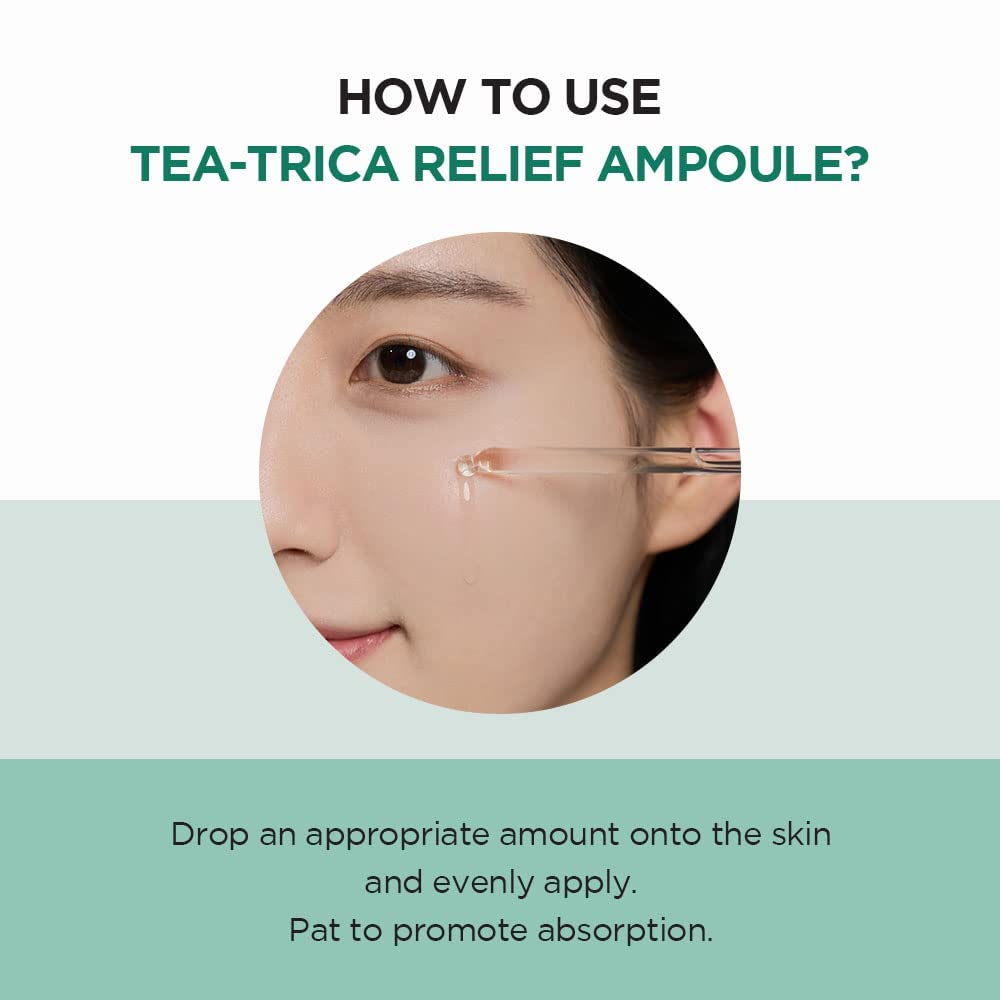 SKIN1004 Tea-Trica pomirjujoča ampula 100 ml za vlaženje občutljive kože
