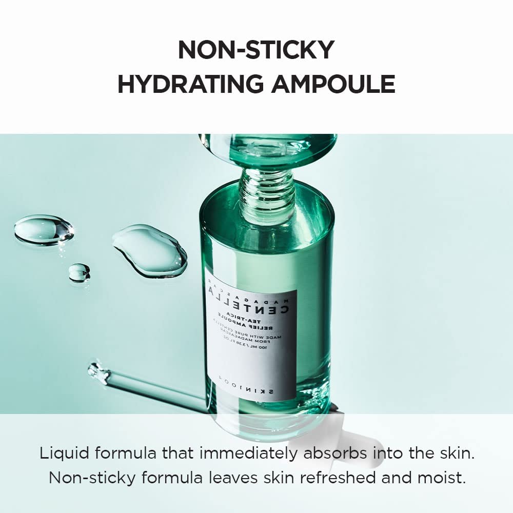 SKIN1004 Tea-Trica pomirjujoča ampula 100 ml za vlaženje občutljive kože