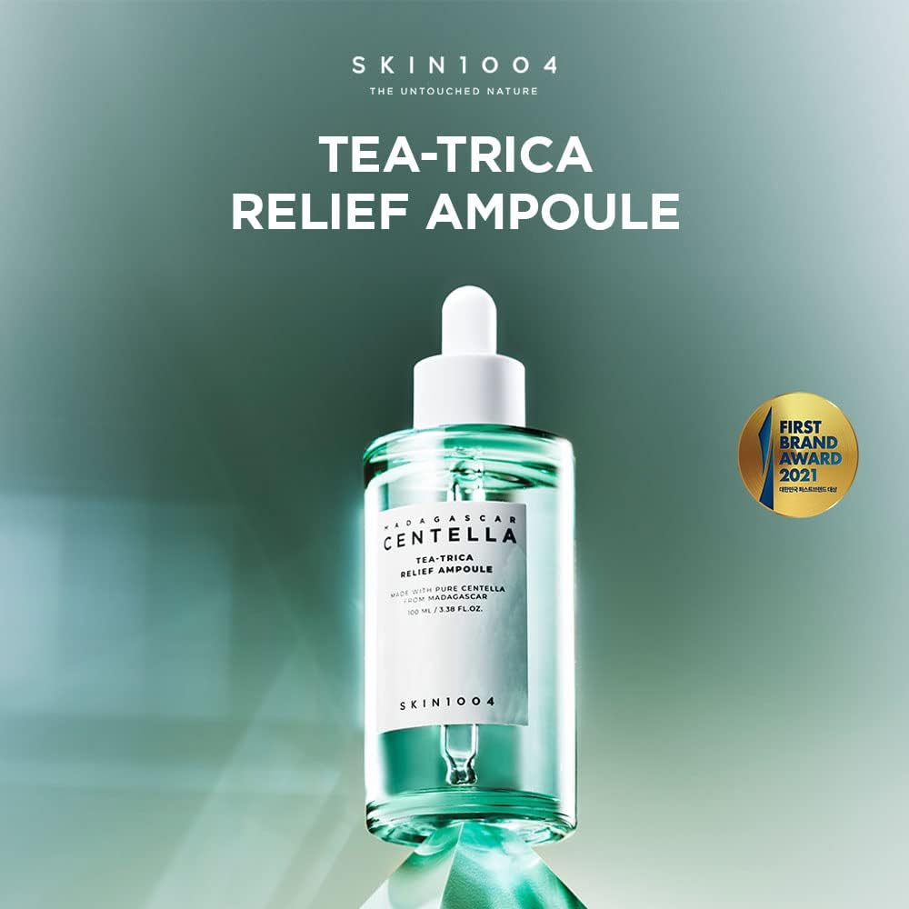 SKIN1004 Tea-Trica pomirjujoča ampula 100 ml za vlaženje občutljive kože
