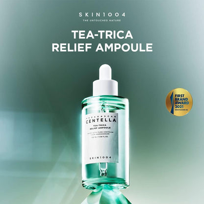 SKIN1004 Tea-Trica pomirjujoča ampula 100 ml za vlaženje občutljive kože
