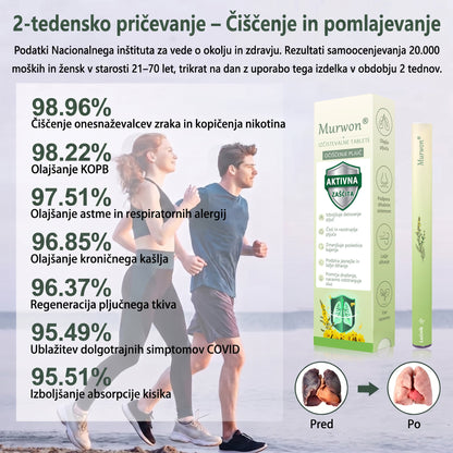 Vrhunski slovenski izdelek z domačo dostavo 🥇 Murwon® zeliščni parni inhalator za čiščenje pljuč 🍑 (👨‍⚕️ Učinkovita pomoč pri kašlju, vnetju grla, težkem dihanju, nastajanju sluzi, zamašenem nosu, bronhitisu, alergijskih simptomih in težavah s pljuči) ❤️