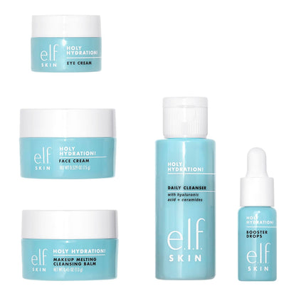 SKIN Holy Hydration! Hydrated Ever After mini komplet za nego kože – čistilni gel, odstranjevalec ličil in vlažilna krema