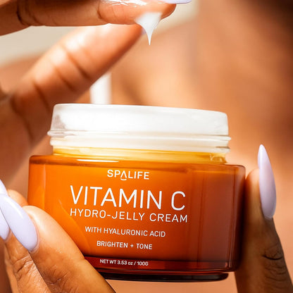 SpaLife Beauty Vitamin C Hydro - Jelly vlažilna obrazna krema s hialuronsko kislino