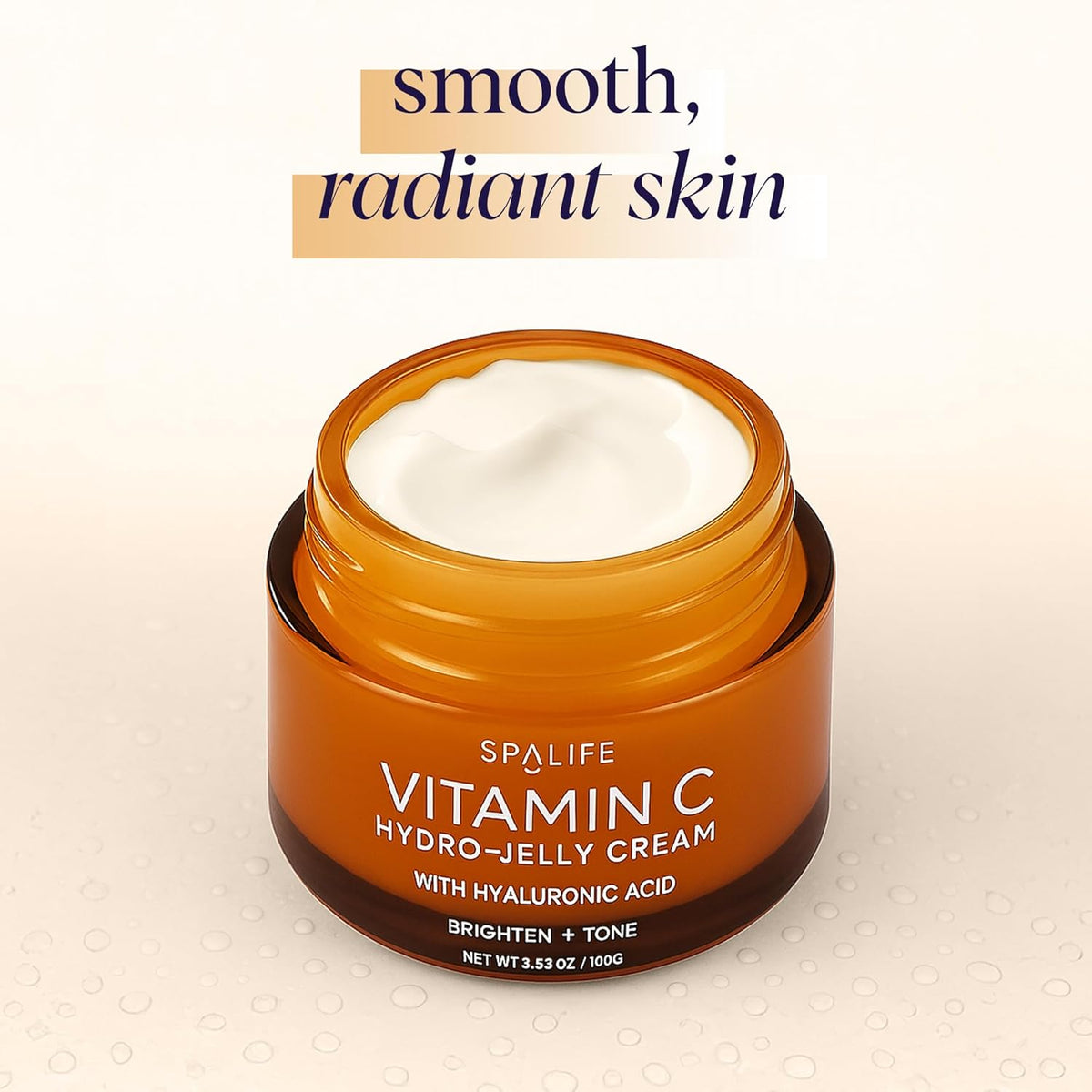 SpaLife Beauty Vitamin C Hydro - Jelly vlažilna obrazna krema s hialuronsko kislino