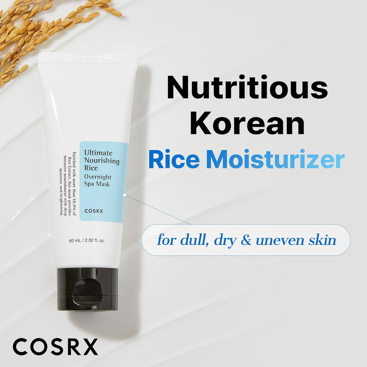 COSRX Ultimate Nourishing Rice nočna spa maska za intenzivno hranjenje kože