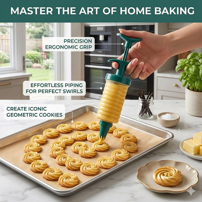 DIY Cake Decorating Tool Kit – 8-Piece Cream Squeezer with Nozzles for Easy Icing, Piping & Dessert Art