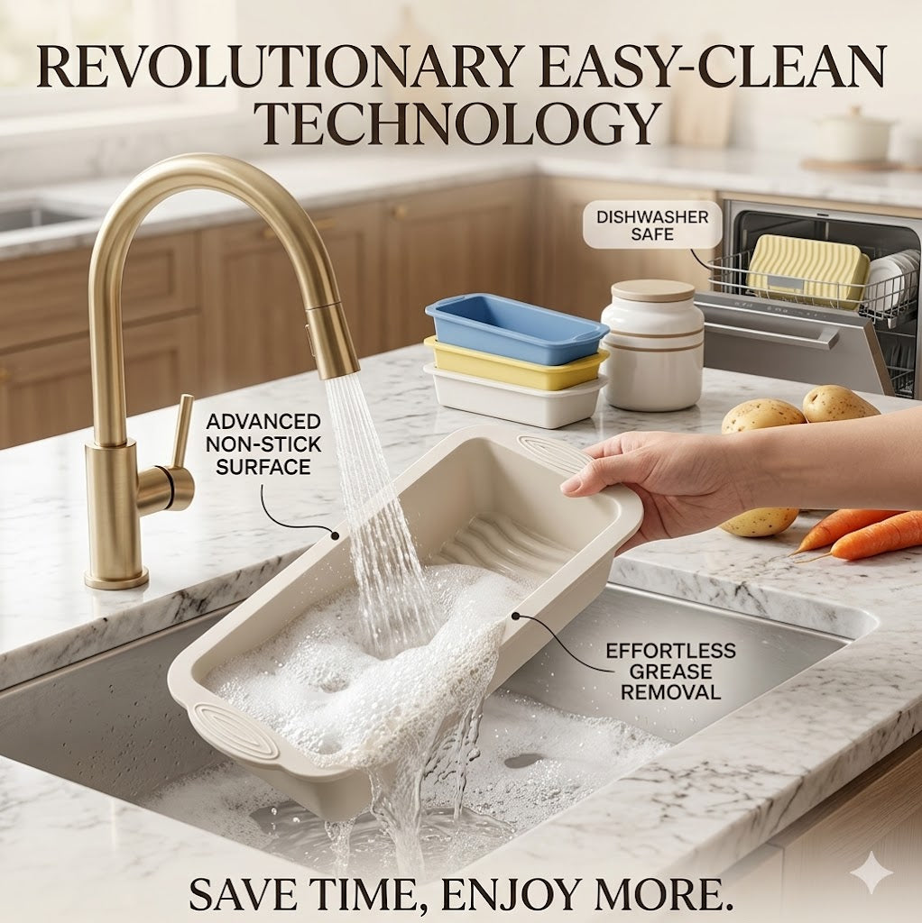 Flexible Silicone Loaf Mold – Easy-Release Bread & Cake Baking Pan with Durable Anti-Slip Design